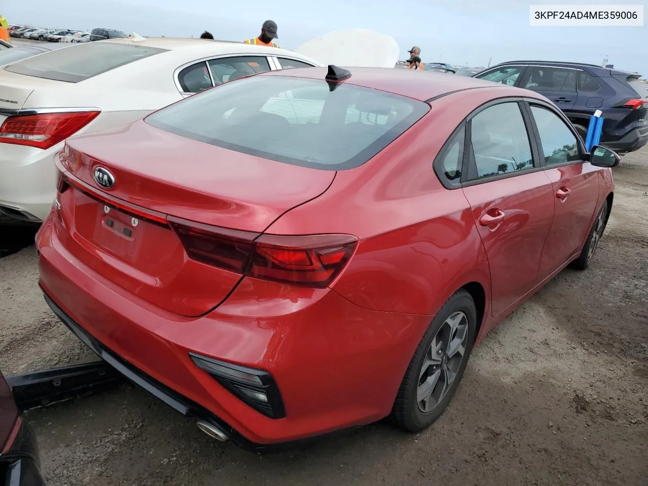 2021 Kia Forte Fe VIN: 3KPF24AD4ME359006 Lot: 76628854