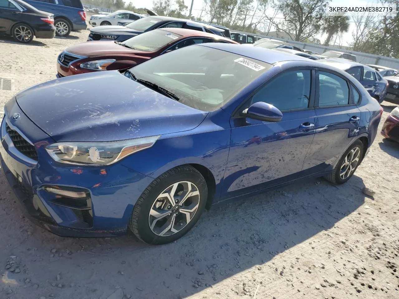 2021 Kia Forte Fe VIN: 3KPF24AD2ME382719 Lot: 76692794