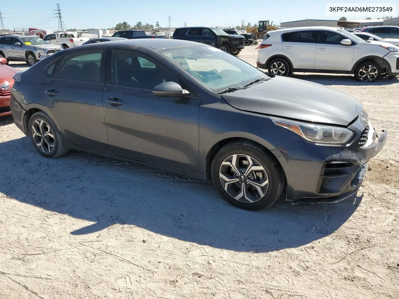 2021 Kia Forte Fe VIN: 3KPF24AD6ME273549 Lot: 76696654