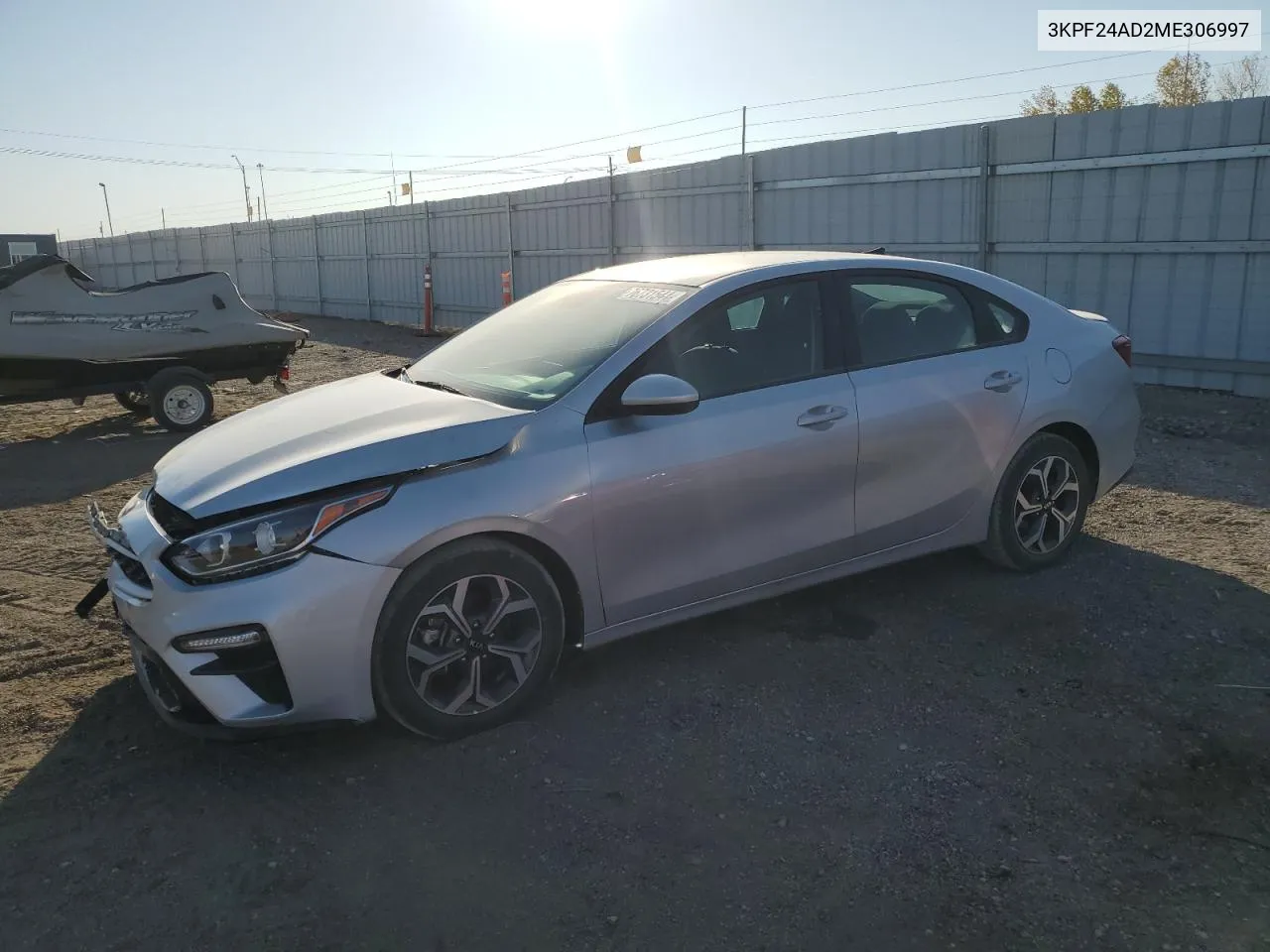 2021 Kia Forte Fe VIN: 3KPF24AD2ME306997 Lot: 76731544