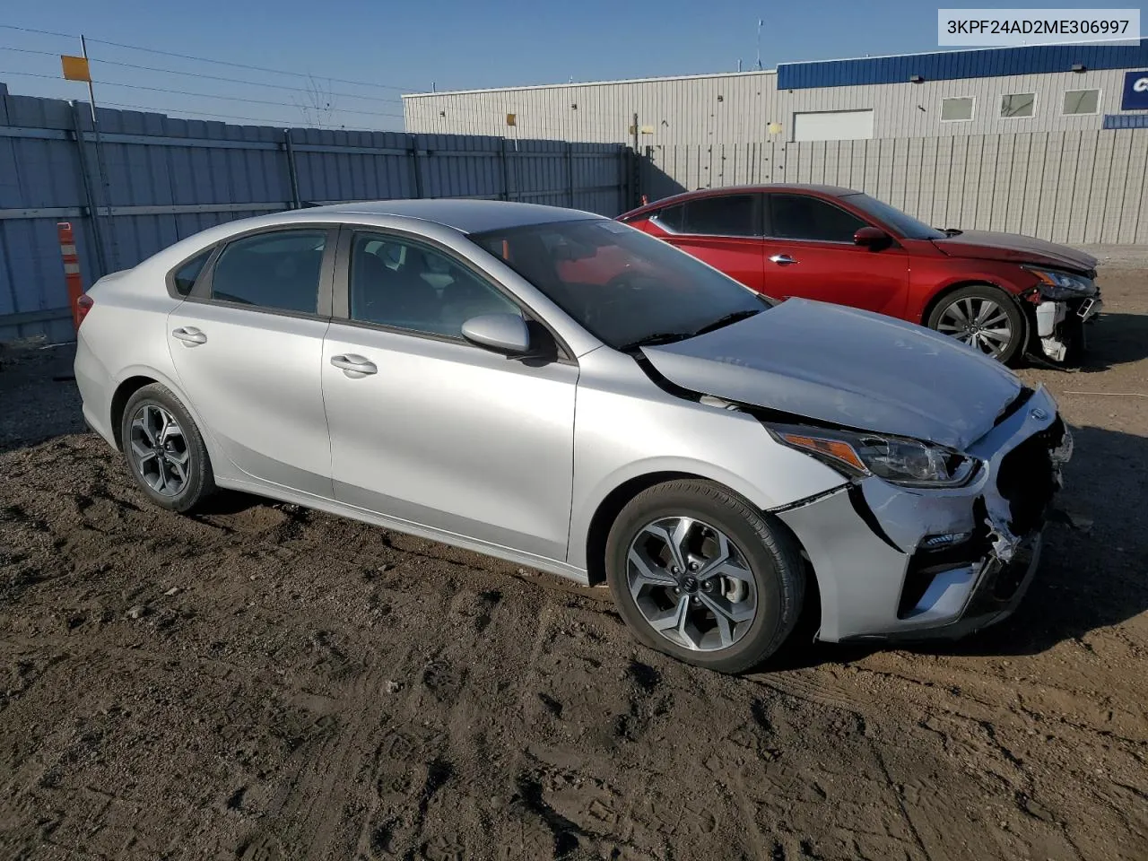 2021 Kia Forte Fe VIN: 3KPF24AD2ME306997 Lot: 76731544