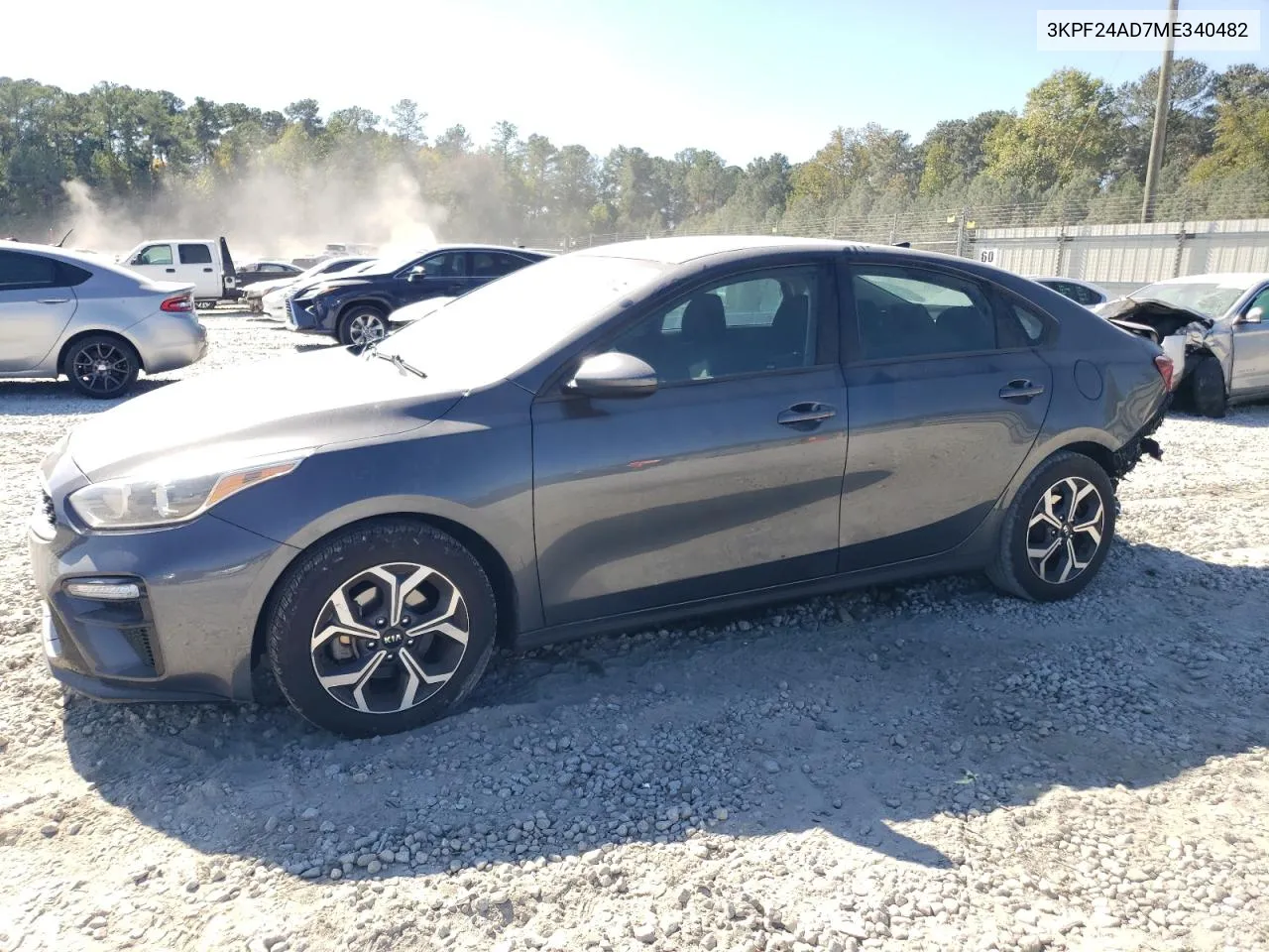 2021 Kia Forte Fe VIN: 3KPF24AD7ME340482 Lot: 76769554