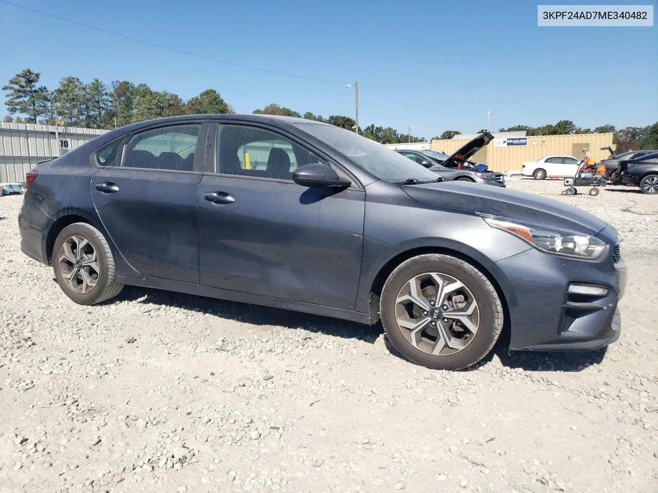 2021 Kia Forte Fe VIN: 3KPF24AD7ME340482 Lot: 76769554