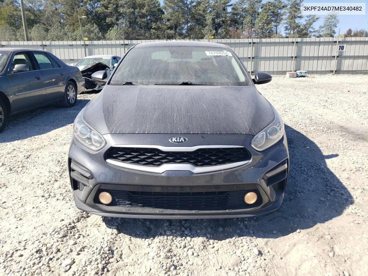 2021 Kia Forte Fe VIN: 3KPF24AD7ME340482 Lot: 76769554