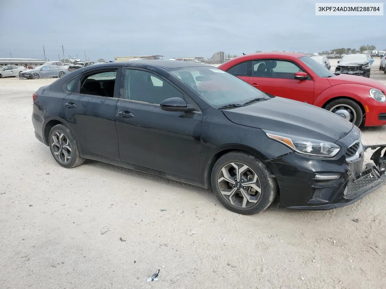 2021 Kia Forte Fe VIN: 3KPF24AD3ME288784 Lot: 76789894