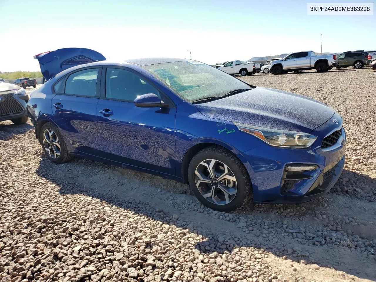 2021 Kia Forte Fe VIN: 3KPF24AD9ME383298 Lot: 76830964