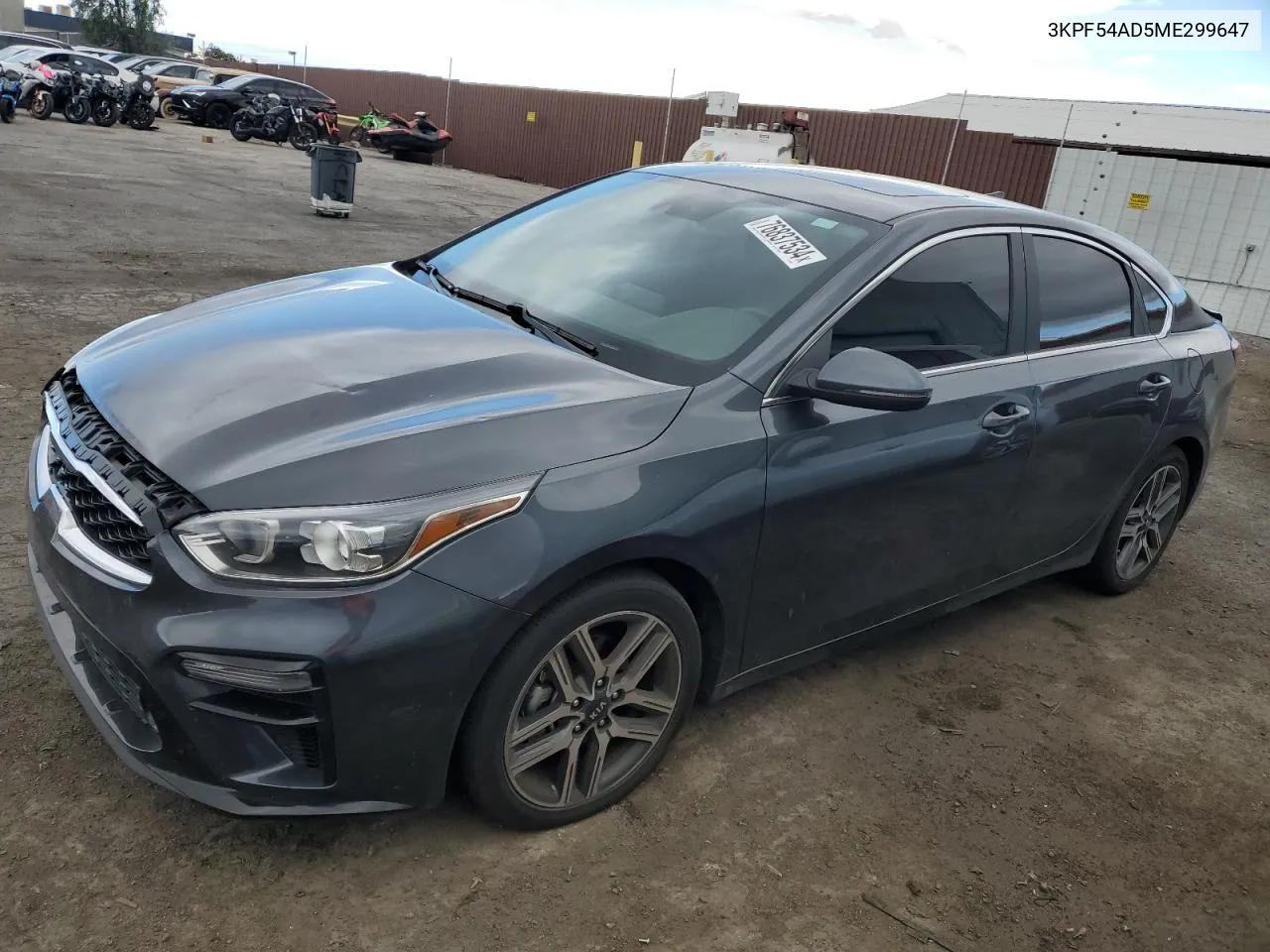 2021 Kia Forte Ex VIN: 3KPF54AD5ME299647 Lot: 76837534