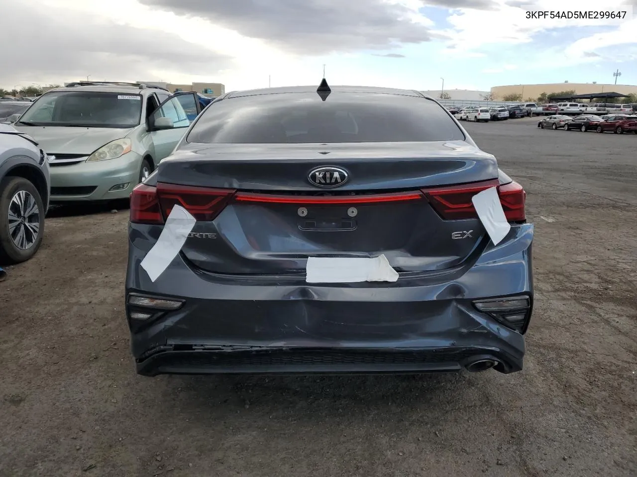 2021 Kia Forte Ex VIN: 3KPF54AD5ME299647 Lot: 76837534