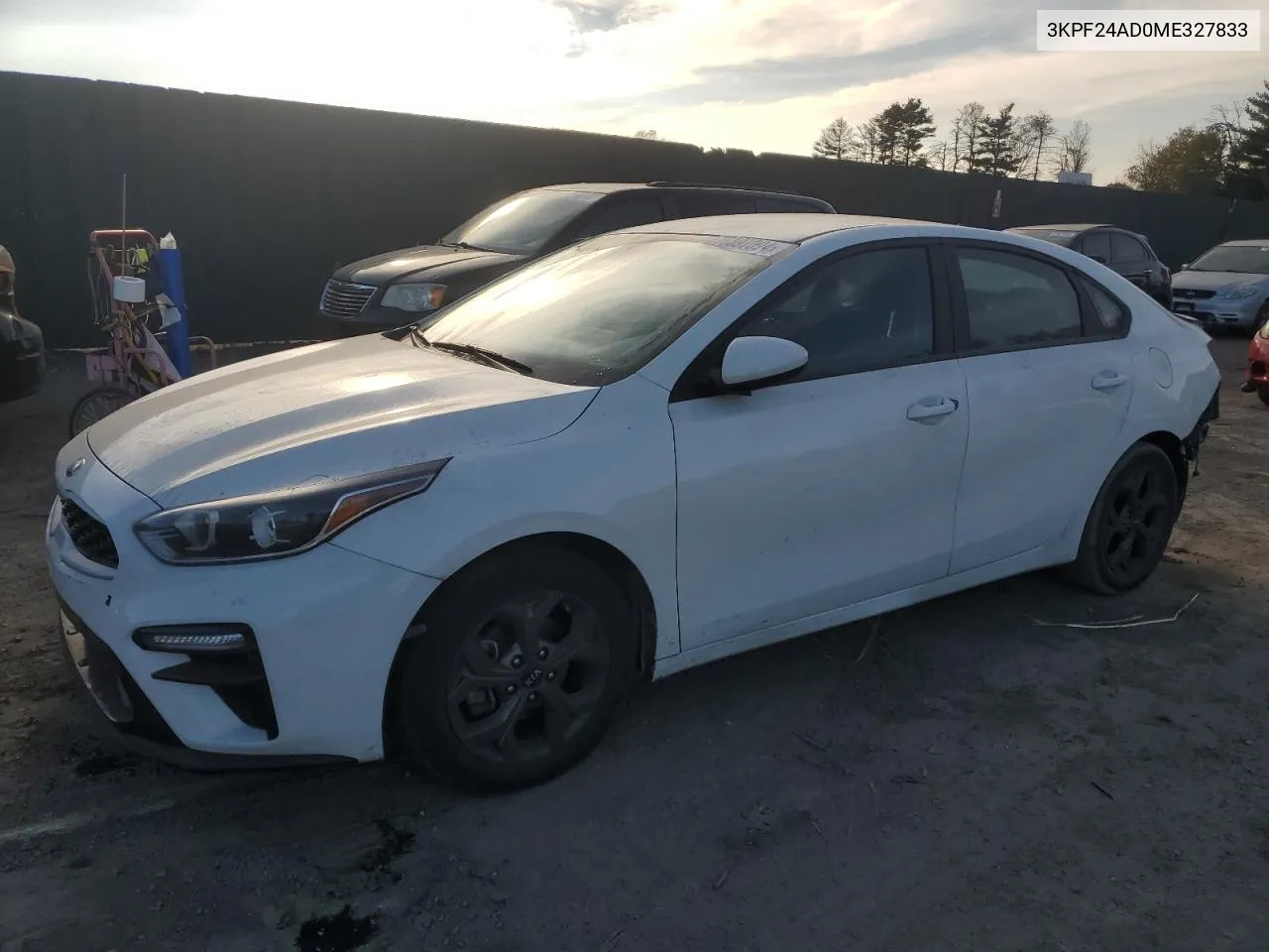 2021 Kia Forte Fe VIN: 3KPF24AD0ME327833 Lot: 76897094