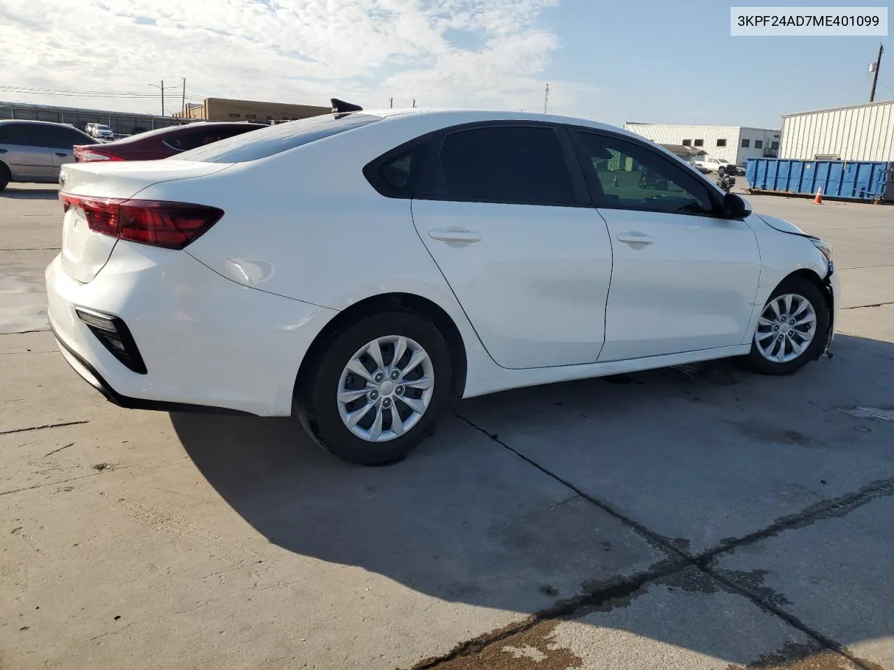 2021 Kia Forte Fe VIN: 3KPF24AD7ME401099 Lot: 76902694