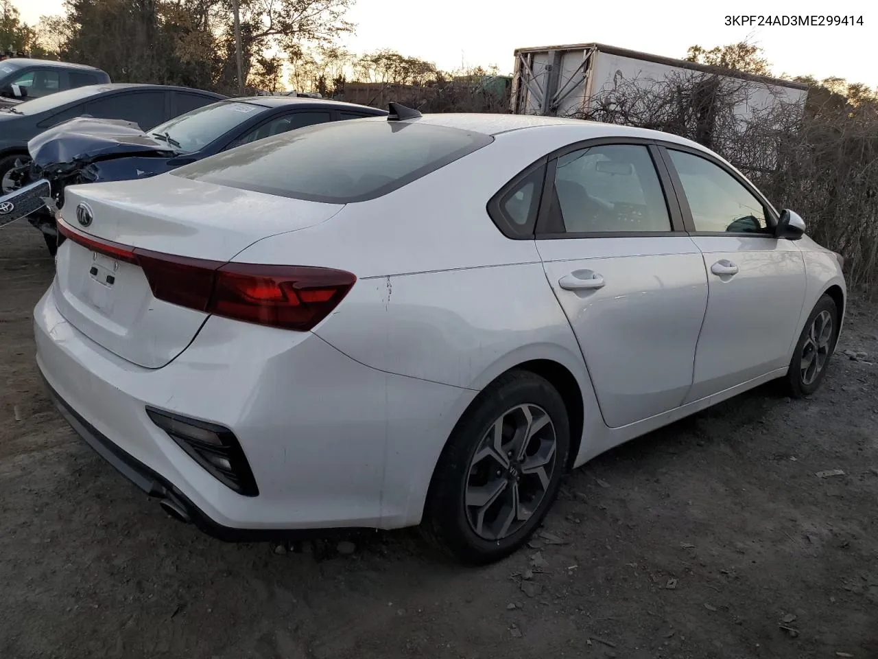 2021 Kia Forte Fe VIN: 3KPF24AD3ME299414 Lot: 76959274