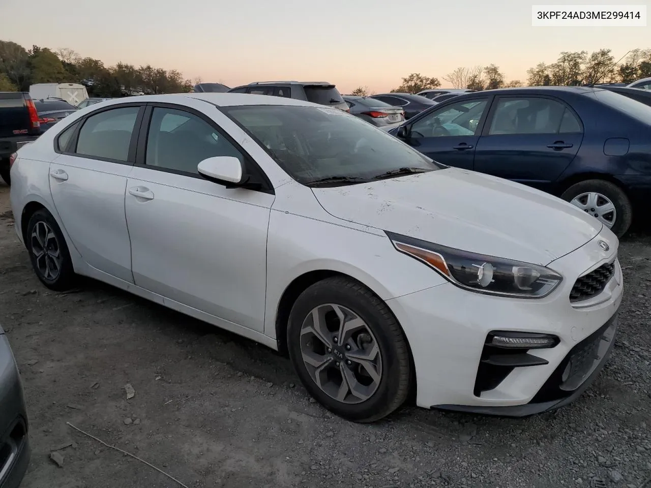 2021 Kia Forte Fe VIN: 3KPF24AD3ME299414 Lot: 76959274