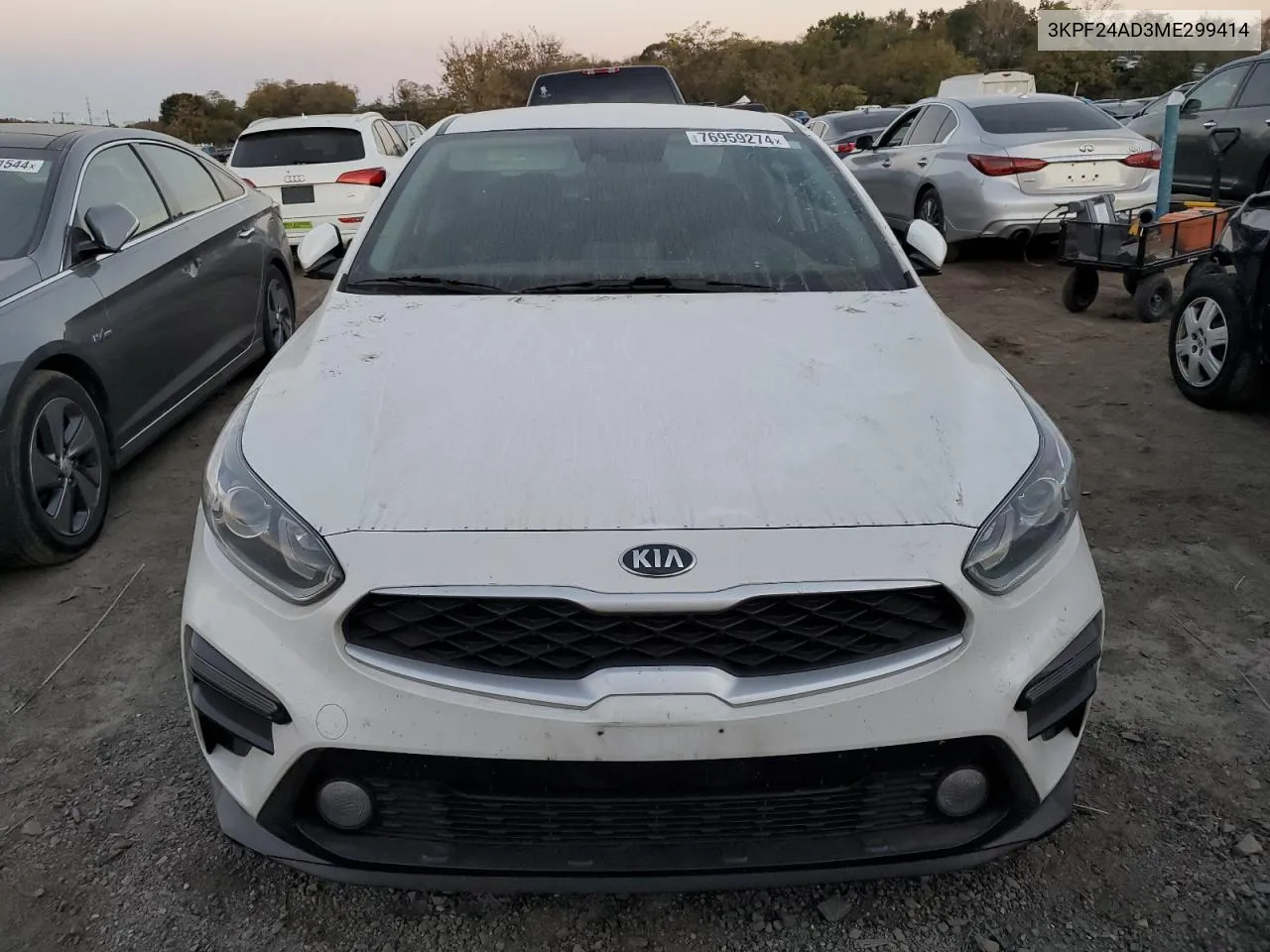 2021 Kia Forte Fe VIN: 3KPF24AD3ME299414 Lot: 76959274