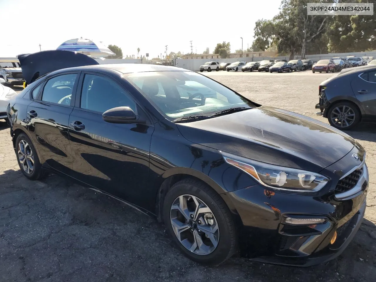 2021 Kia Forte Fe VIN: 3KPF24AD4ME342044 Lot: 77011084