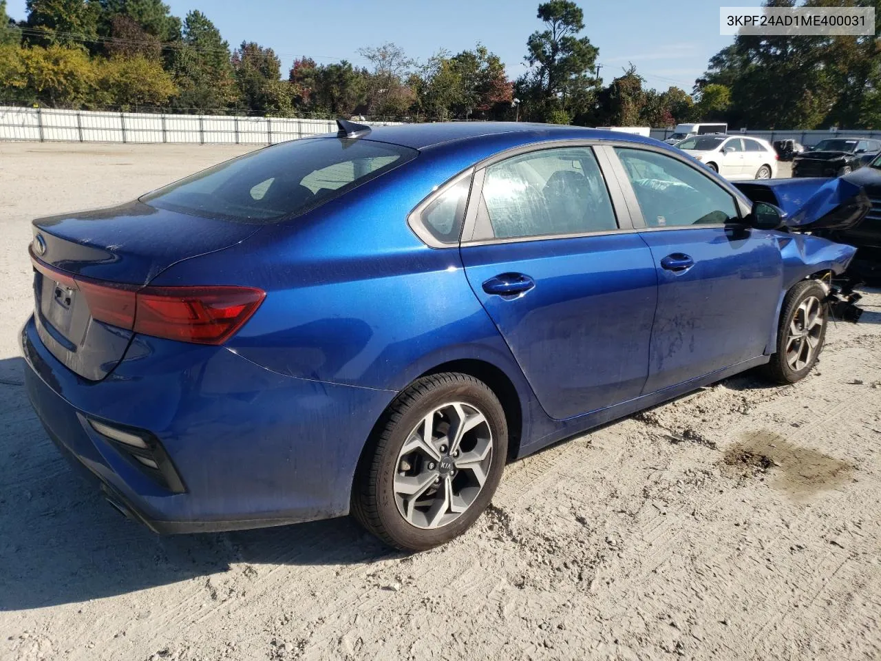 2021 Kia Forte Fe VIN: 3KPF24AD1ME400031 Lot: 77324694