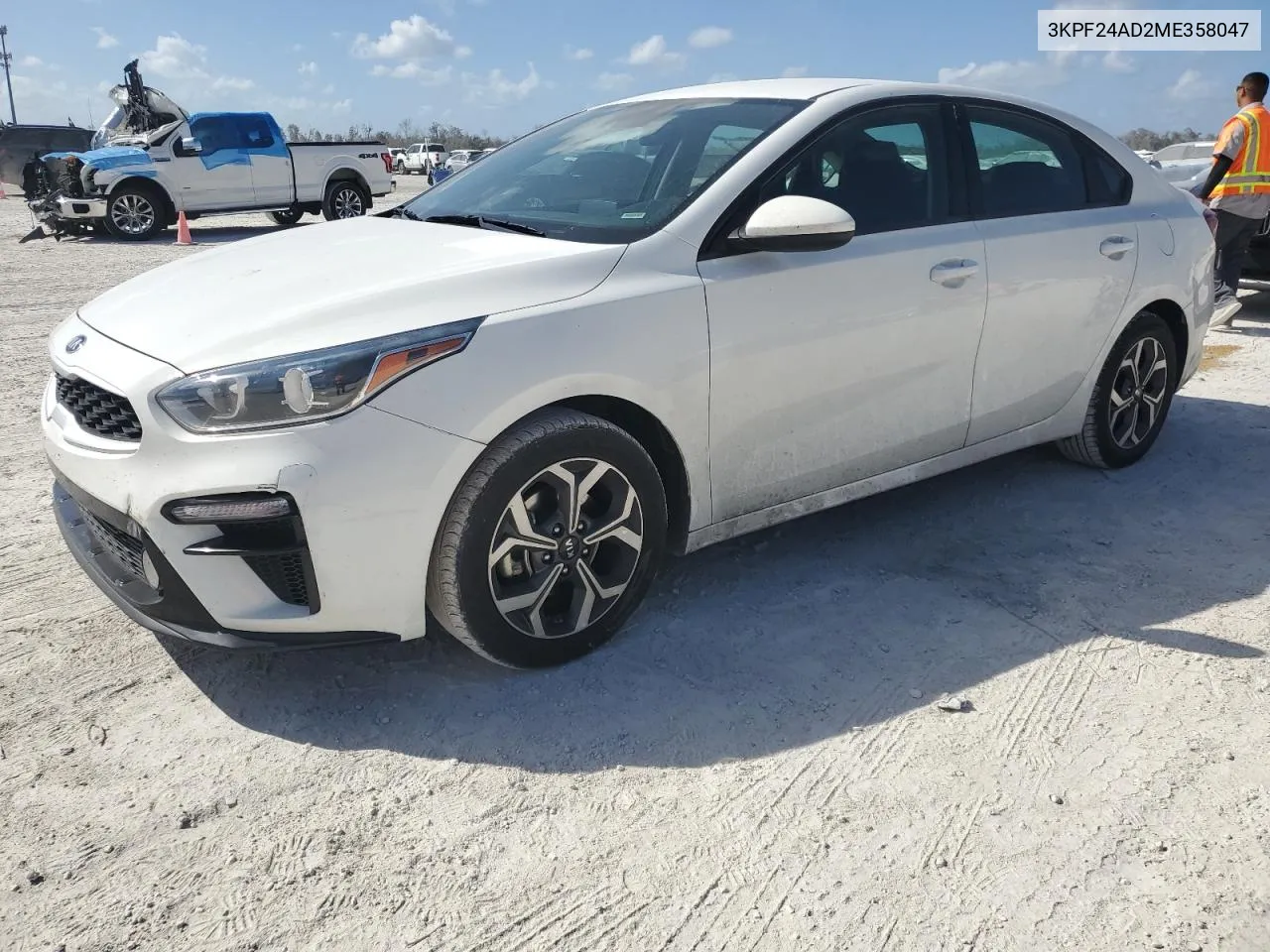 2021 Kia Forte Fe VIN: 3KPF24AD2ME358047 Lot: 77368274