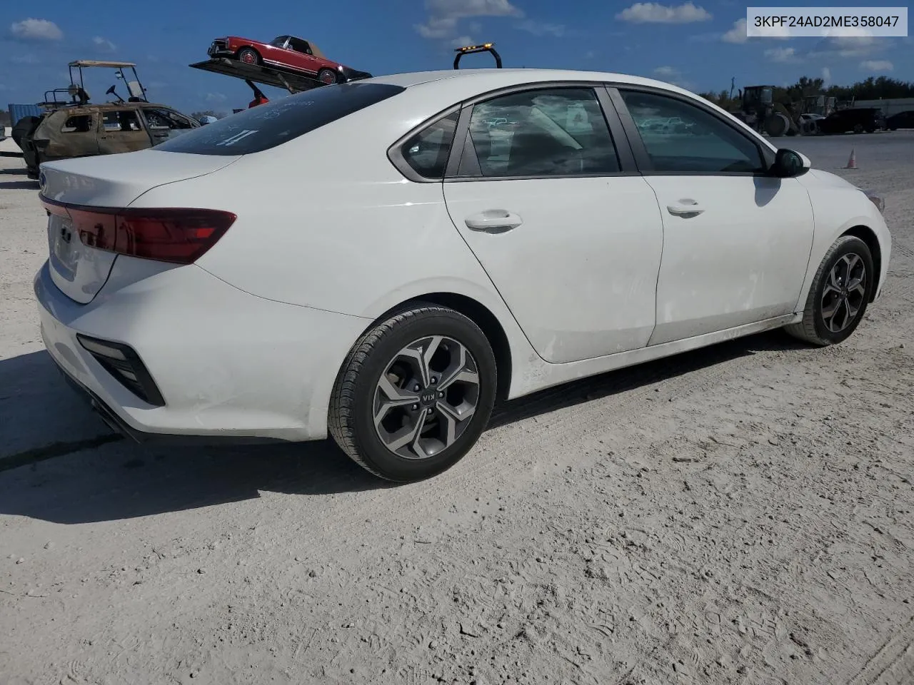 2021 Kia Forte Fe VIN: 3KPF24AD2ME358047 Lot: 77368274