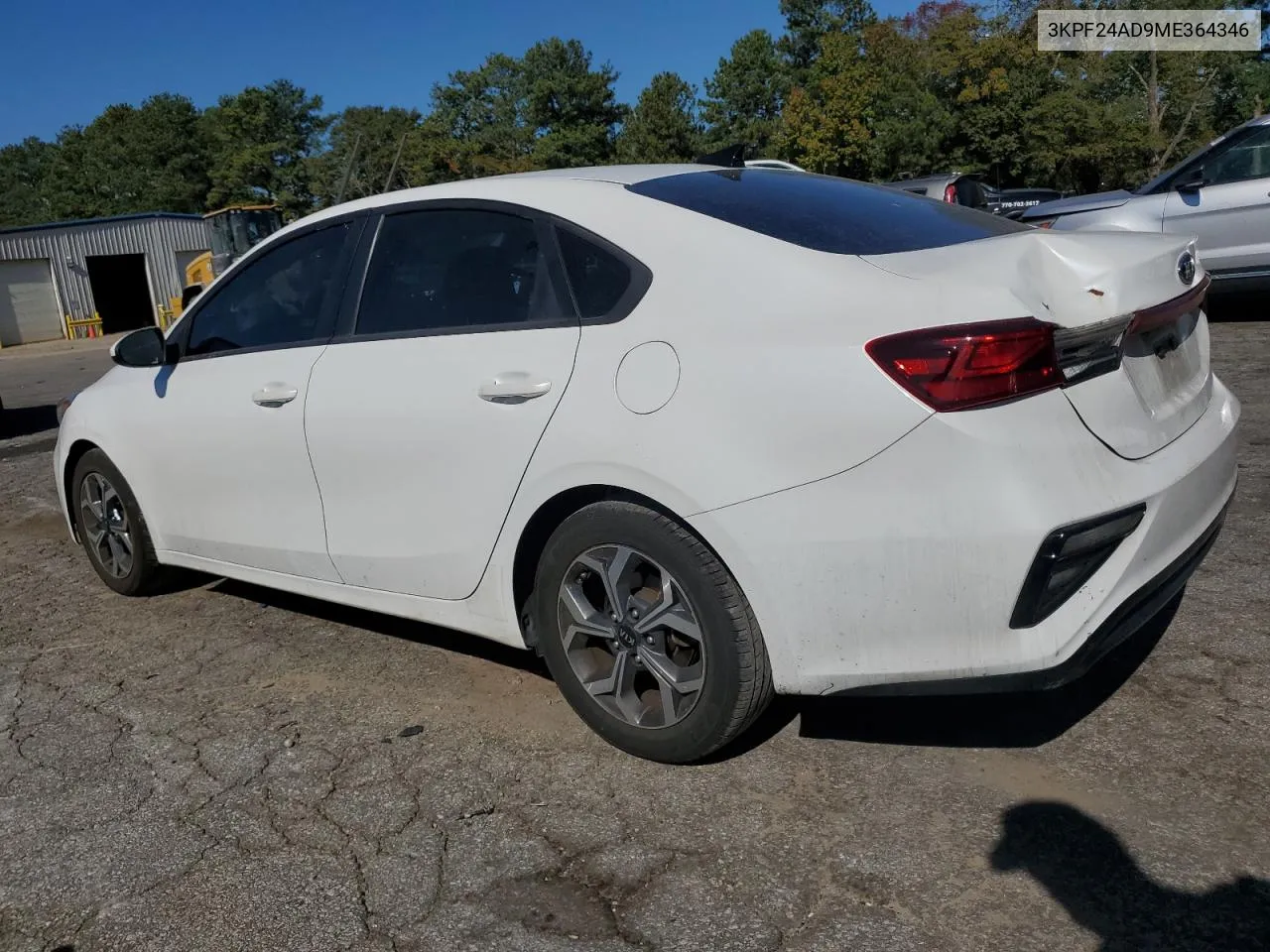 2021 Kia Forte Fe VIN: 3KPF24AD9ME364346 Lot: 77380294