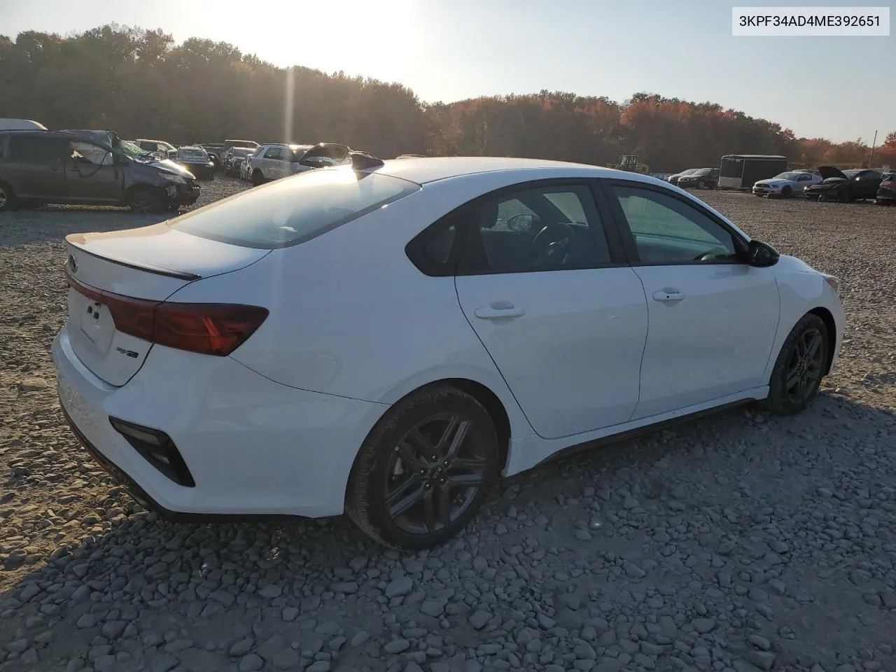 2021 Kia Forte Gt Line VIN: 3KPF34AD4ME392651 Lot: 77464664