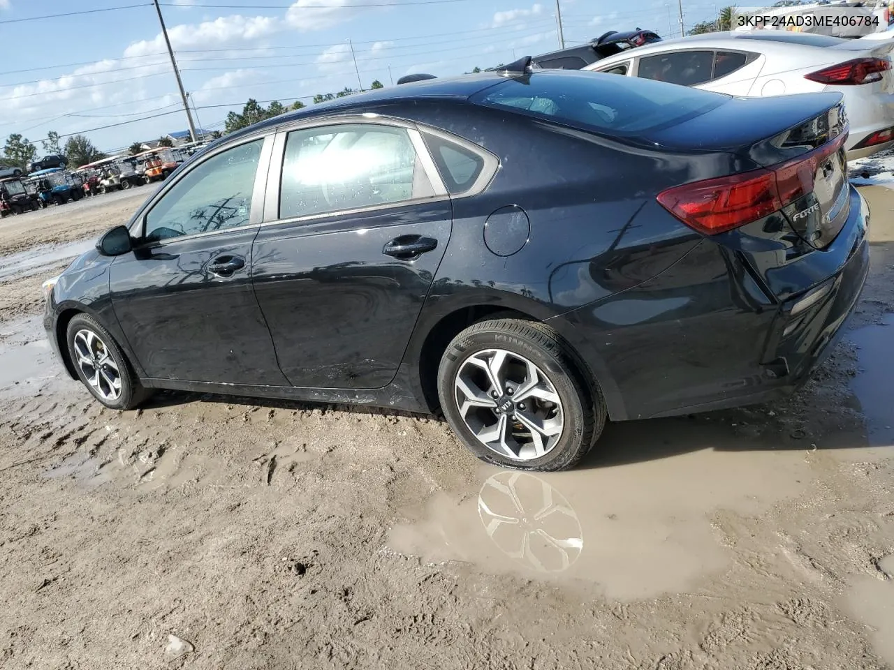 2021 Kia Forte Fe VIN: 3KPF24AD3ME406784 Lot: 77555444