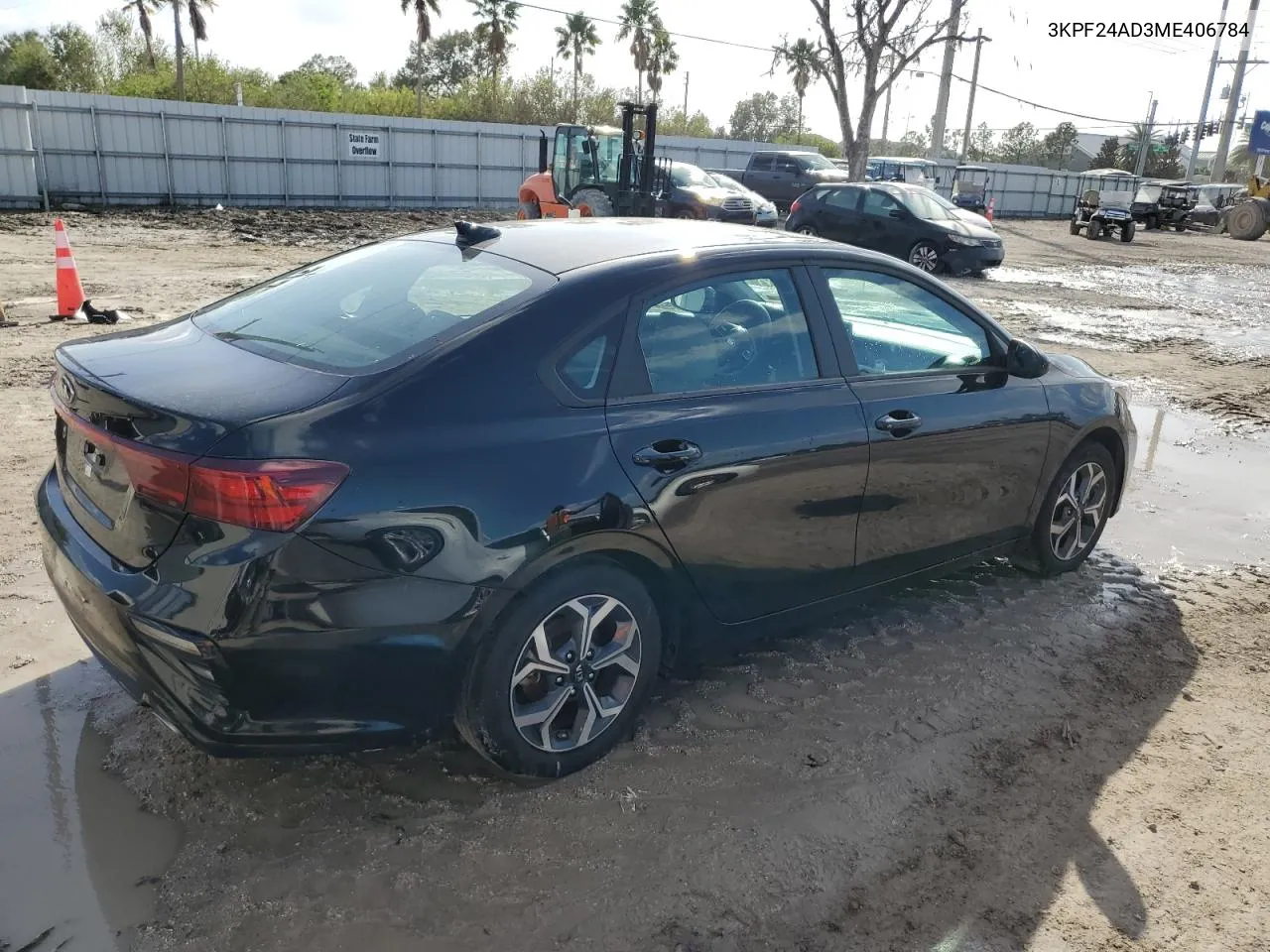 2021 Kia Forte Fe VIN: 3KPF24AD3ME406784 Lot: 77555444