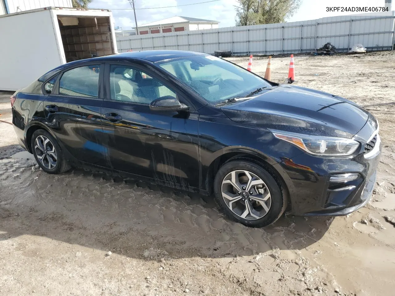 2021 Kia Forte Fe VIN: 3KPF24AD3ME406784 Lot: 77555444