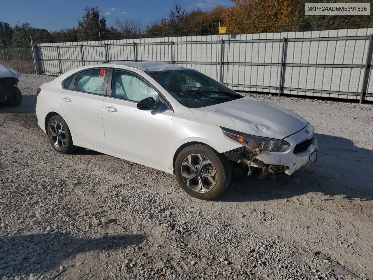 2021 Kia Forte Fe VIN: 3KPF24AD6ME391536 Lot: 77867854