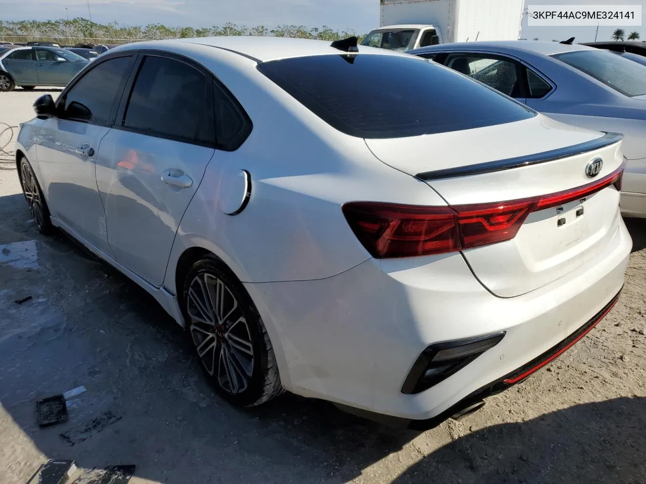 2021 Kia Forte Gt VIN: 3KPF44AC9ME324141 Lot: 77884444