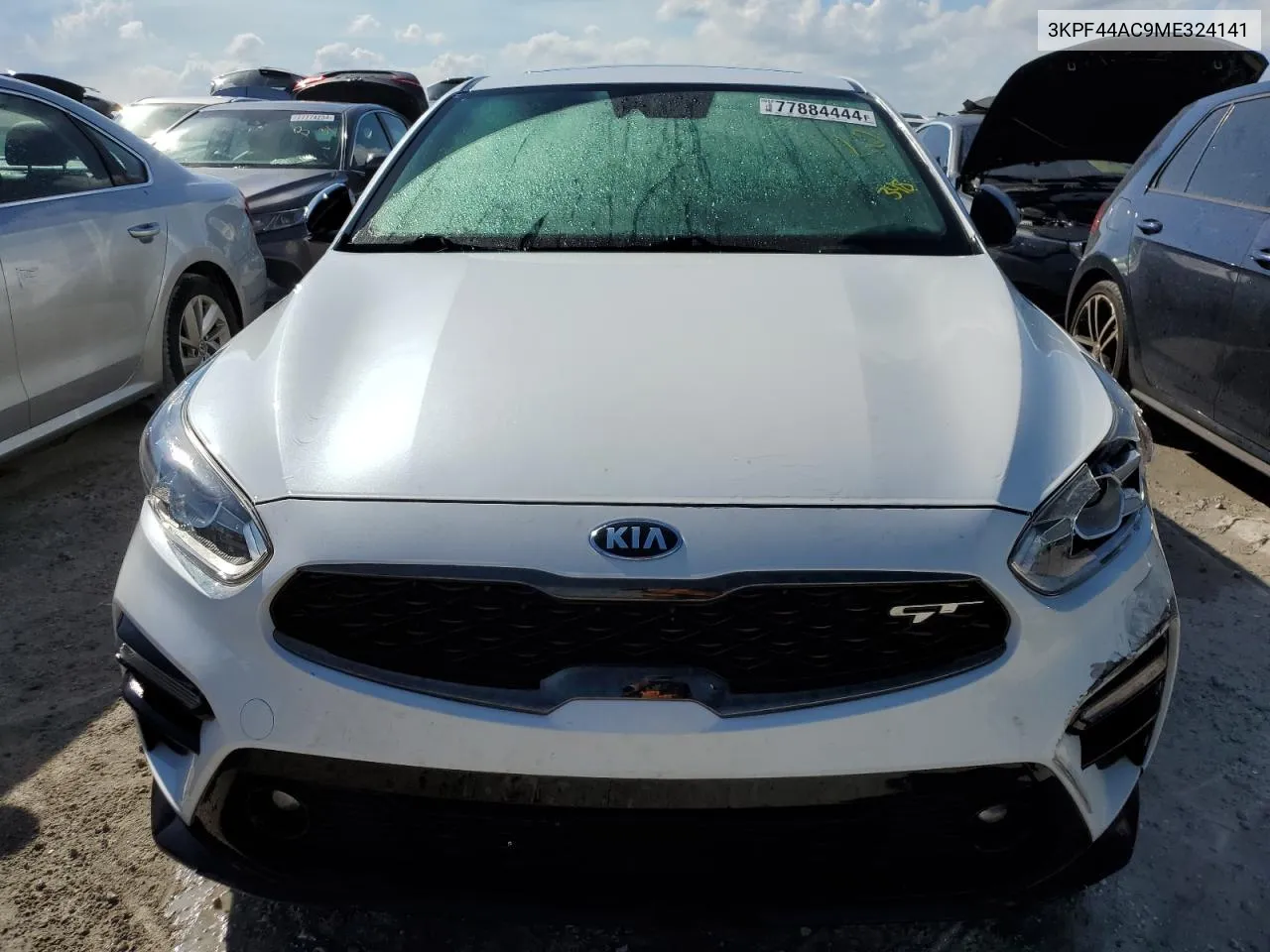 2021 Kia Forte Gt VIN: 3KPF44AC9ME324141 Lot: 77884444