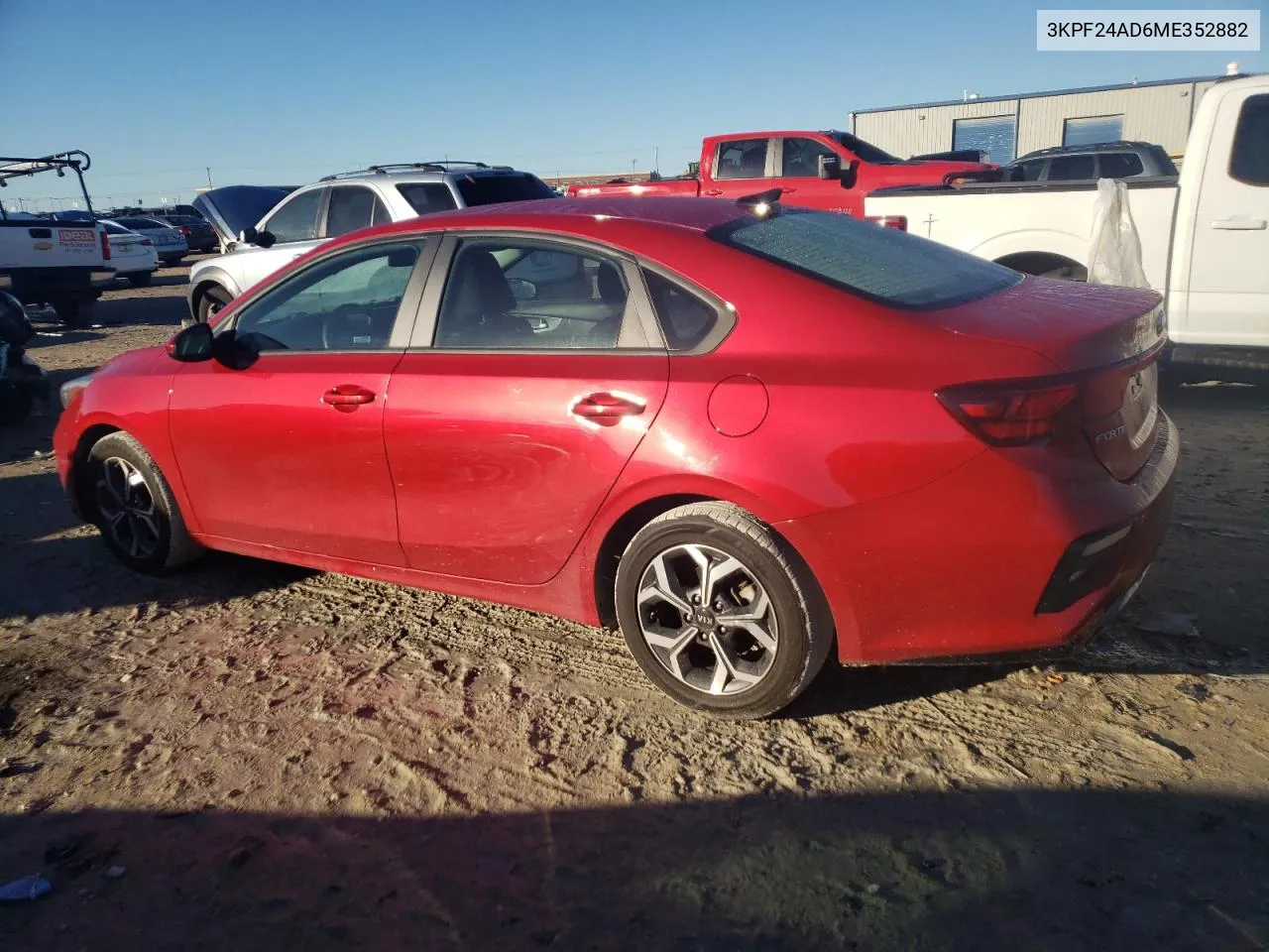 2021 Kia Forte Fe VIN: 3KPF24AD6ME352882 Lot: 77917174