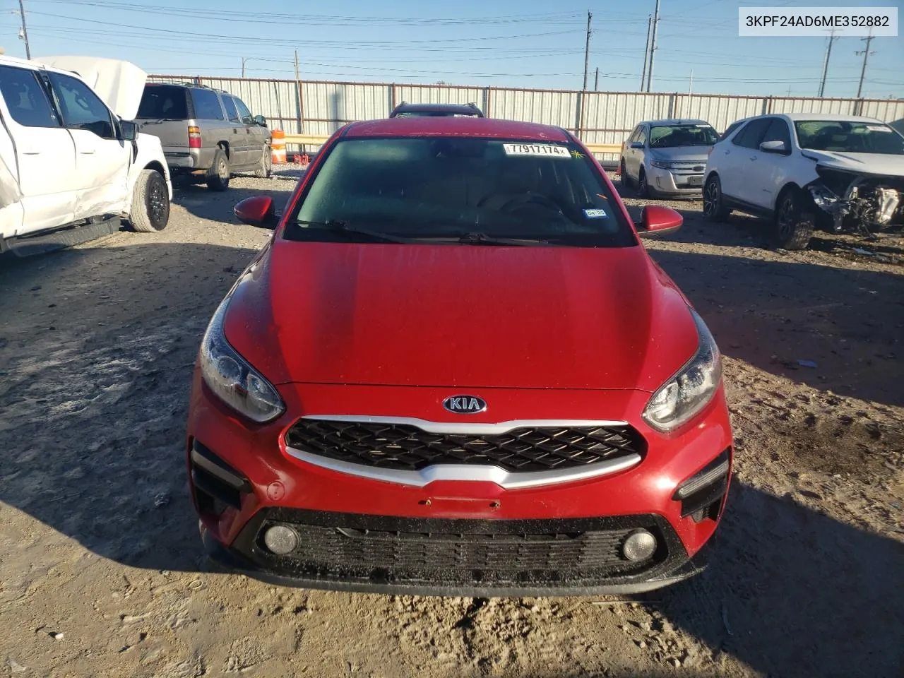 2021 Kia Forte Fe VIN: 3KPF24AD6ME352882 Lot: 77917174