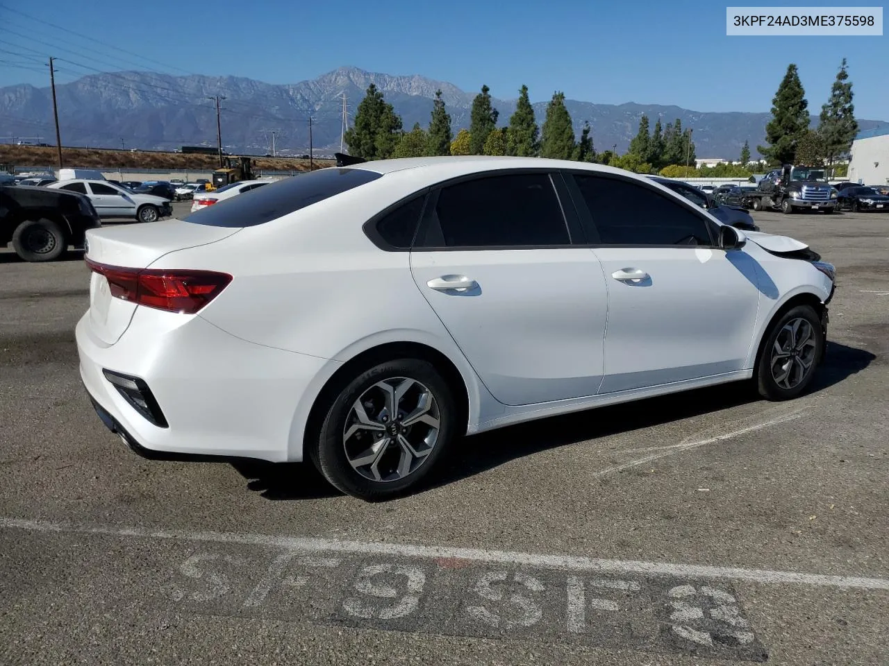 2021 Kia Forte Fe VIN: 3KPF24AD3ME375598 Lot: 78024284