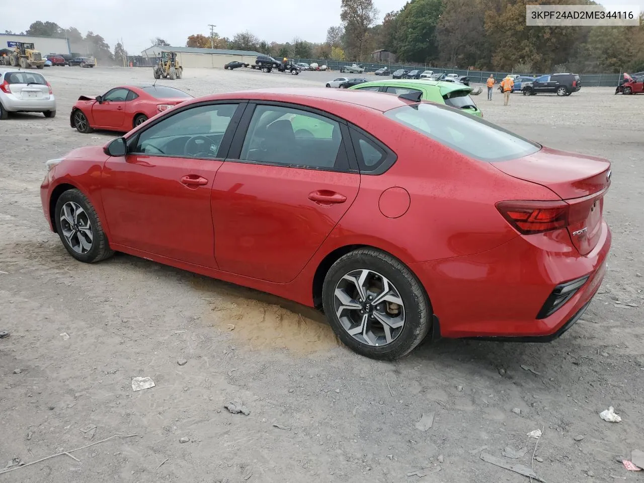 2021 Kia Forte Fe VIN: 3KPF24AD2ME344116 Lot: 78142404