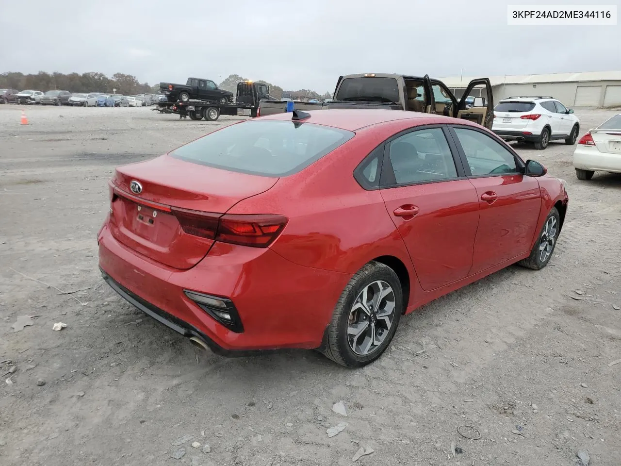 2021 Kia Forte Fe VIN: 3KPF24AD2ME344116 Lot: 78142404