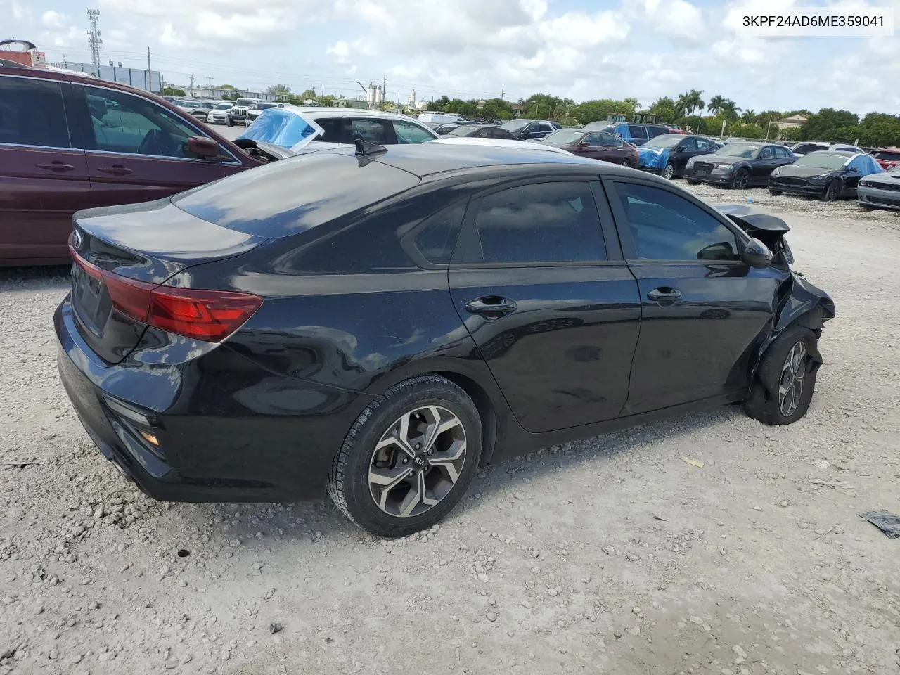 2021 Kia Forte Fe VIN: 3KPF24AD6ME359041 Lot: 78182264