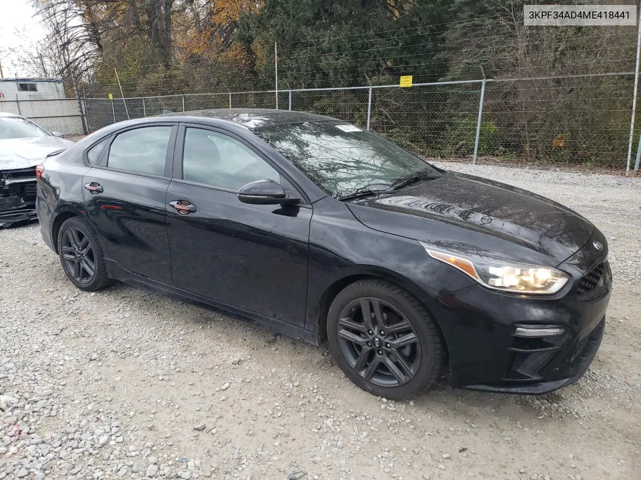 2021 Kia Forte Gt Line VIN: 3KPF34AD4ME418441 Lot: 78315714