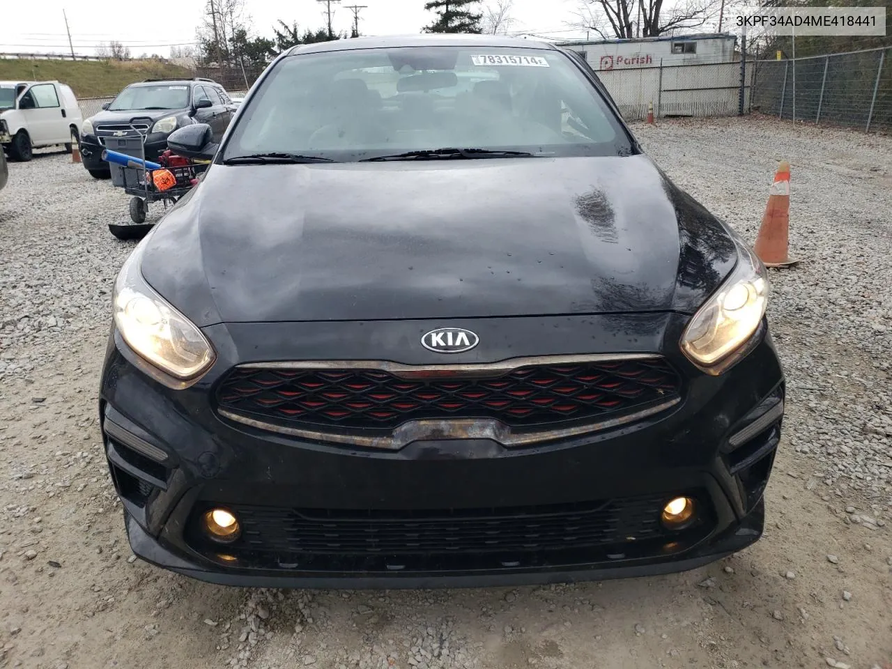 2021 Kia Forte Gt Line VIN: 3KPF34AD4ME418441 Lot: 78315714