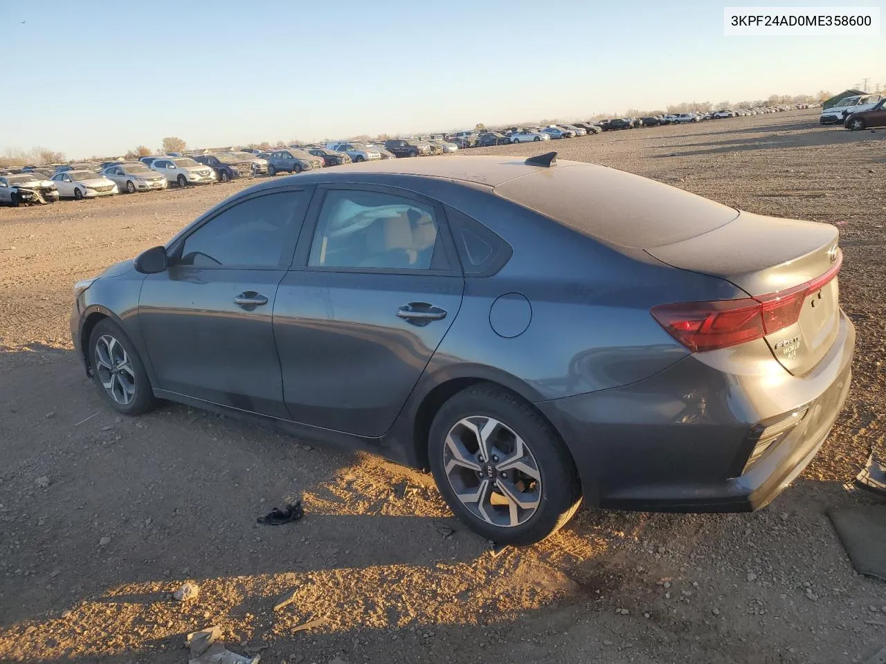 2021 Kia Forte Fe VIN: 3KPF24AD0ME358600 Lot: 78584864