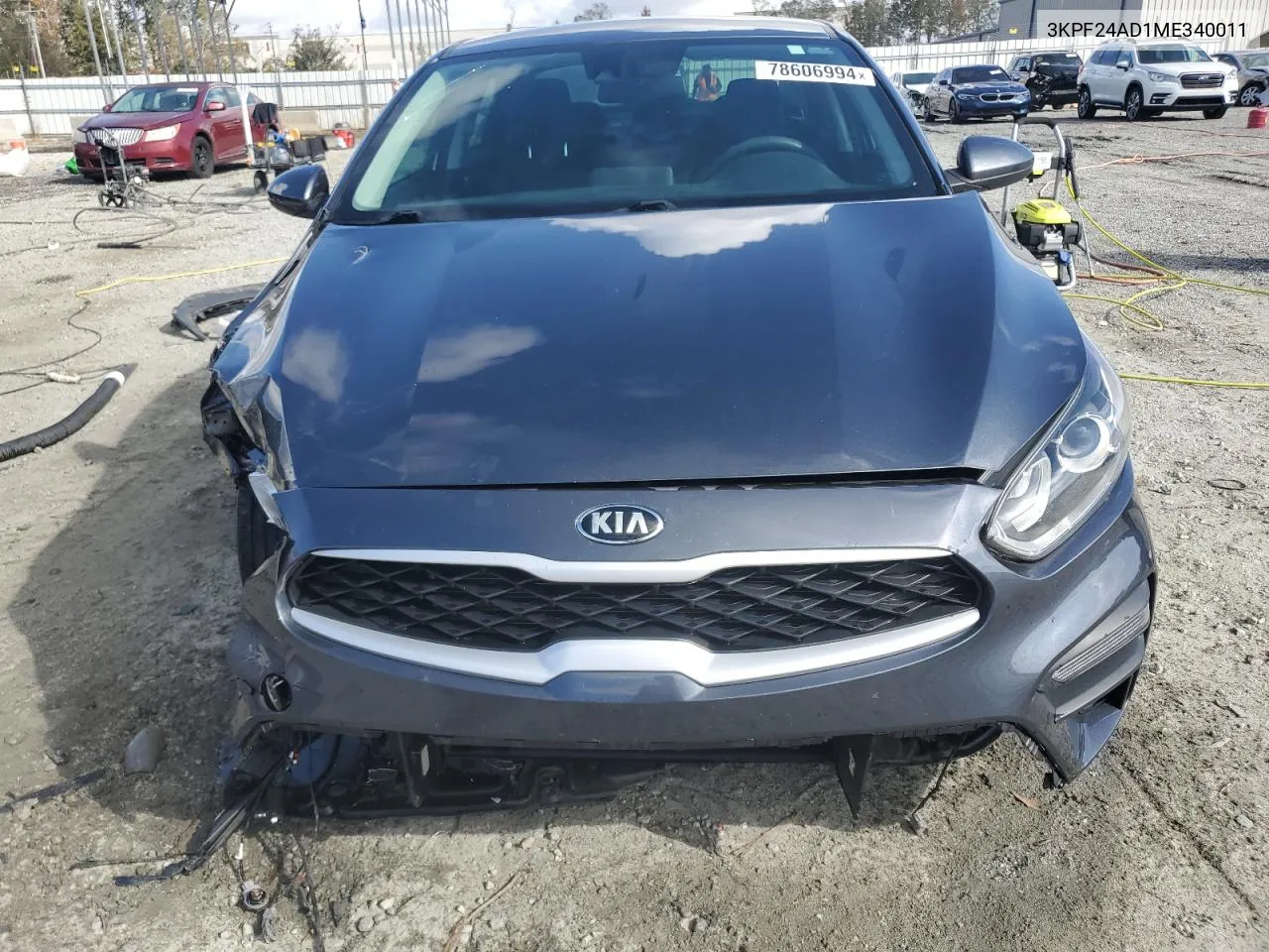 2021 Kia Forte Fe VIN: 3KPF24AD1ME340011 Lot: 78606994