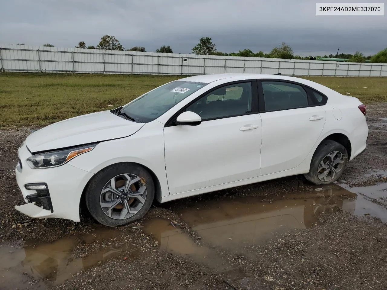 2021 Kia Forte Fe VIN: 3KPF24AD2ME337070 Lot: 78623434