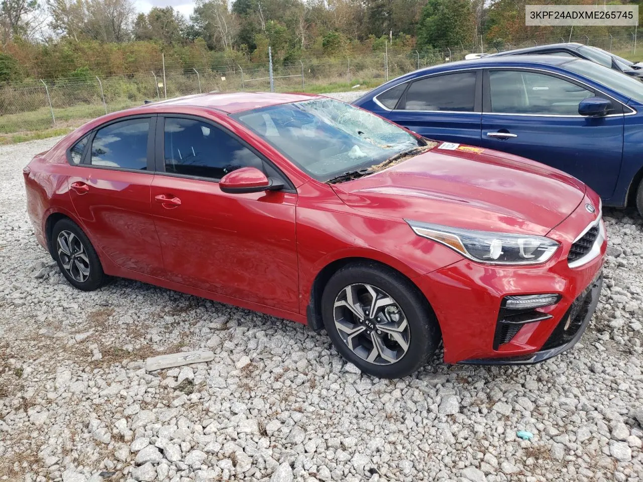 2021 Kia Forte Fe VIN: 3KPF24ADXME265745 Lot: 78825064