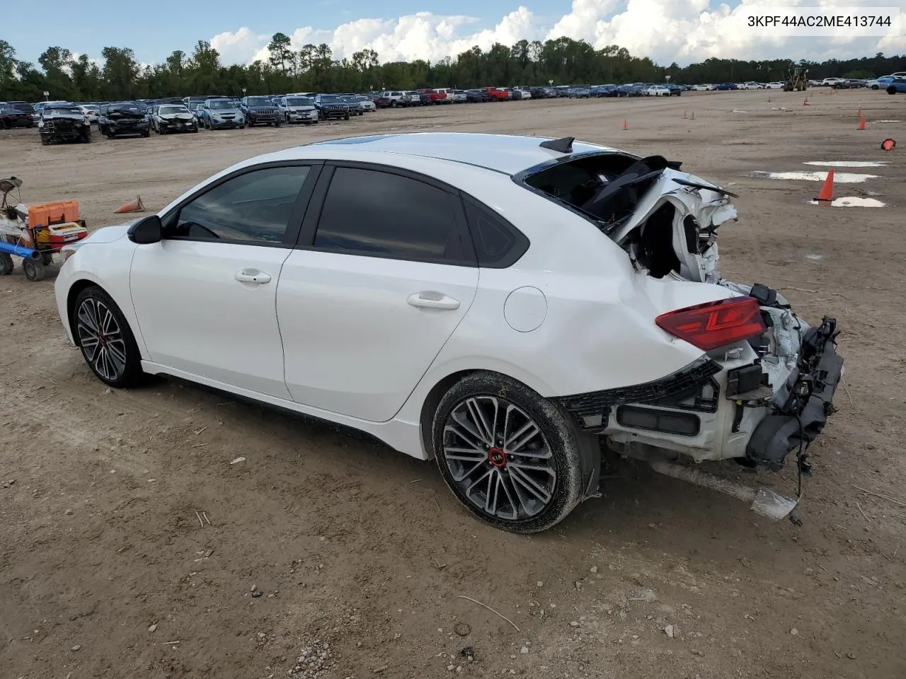 2021 Kia Forte Gt VIN: 3KPF44AC2ME413744 Lot: 78917064