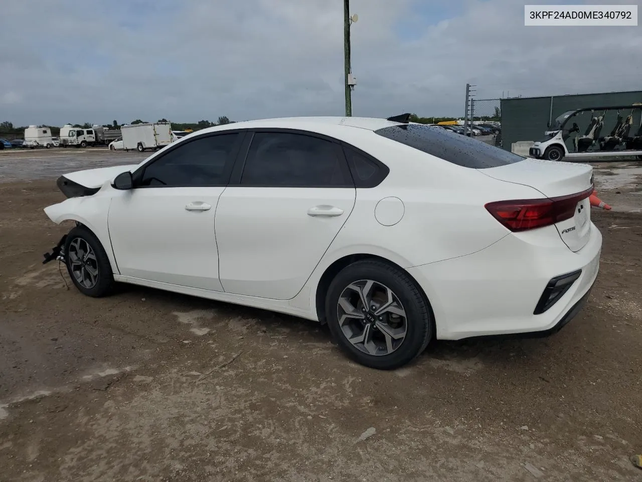 2021 Kia Forte Fe VIN: 3KPF24AD0ME340792 Lot: 79163534