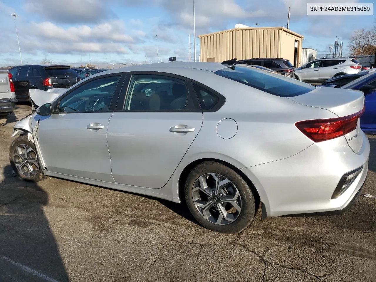 2021 Kia Forte Fe VIN: 3KPF24AD3ME315059 Lot: 79415554