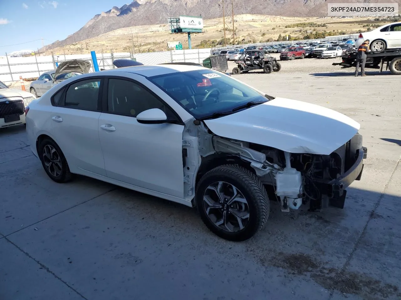 2021 Kia Forte Fe VIN: 3KPF24AD7ME354723 Lot: 79491464