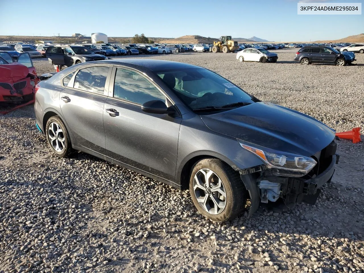 2021 Kia Forte Fe VIN: 3KPF24AD6ME295034 Lot: 79512064