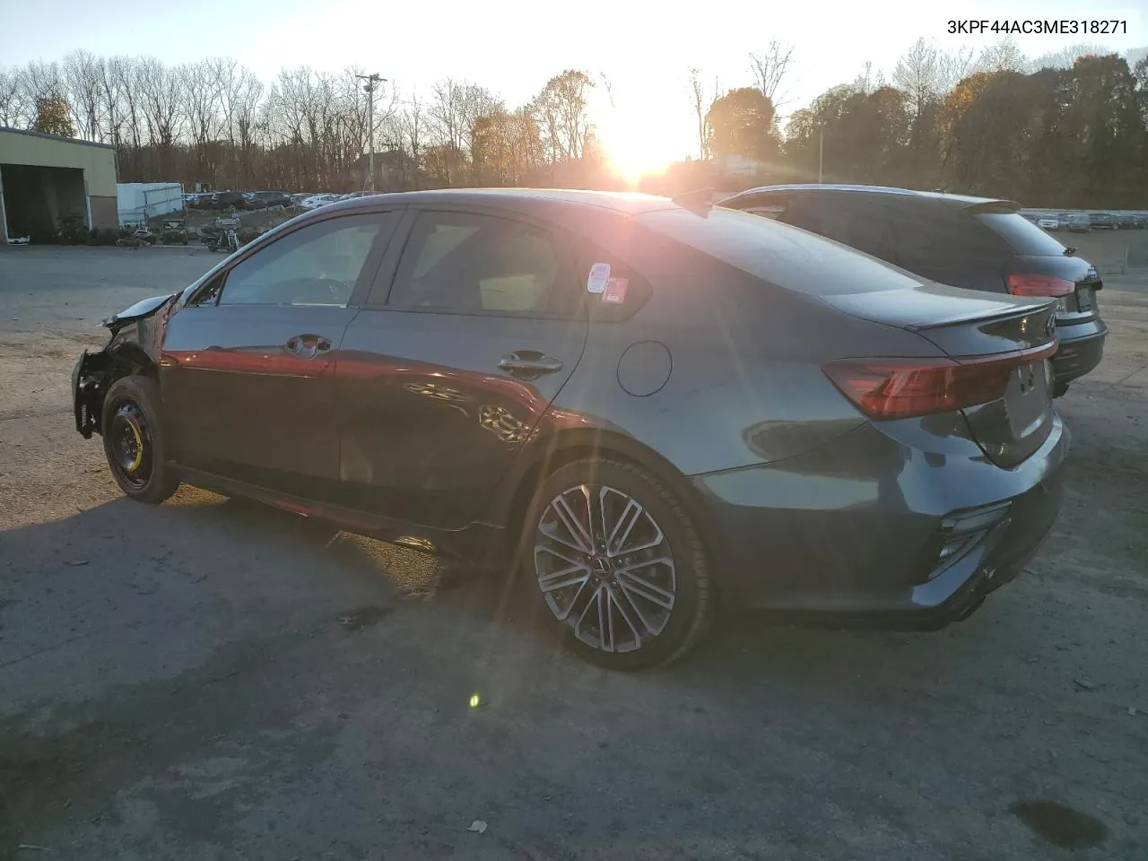 2021 Kia Forte Gt VIN: 3KPF44AC3ME318271 Lot: 79512504