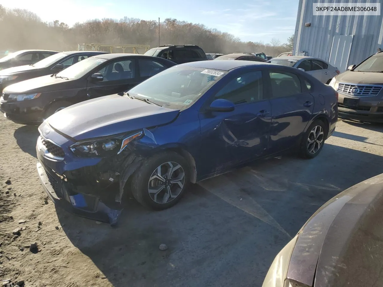 2021 Kia Forte Fe VIN: 3KPF24AD8ME306048 Lot: 79652634