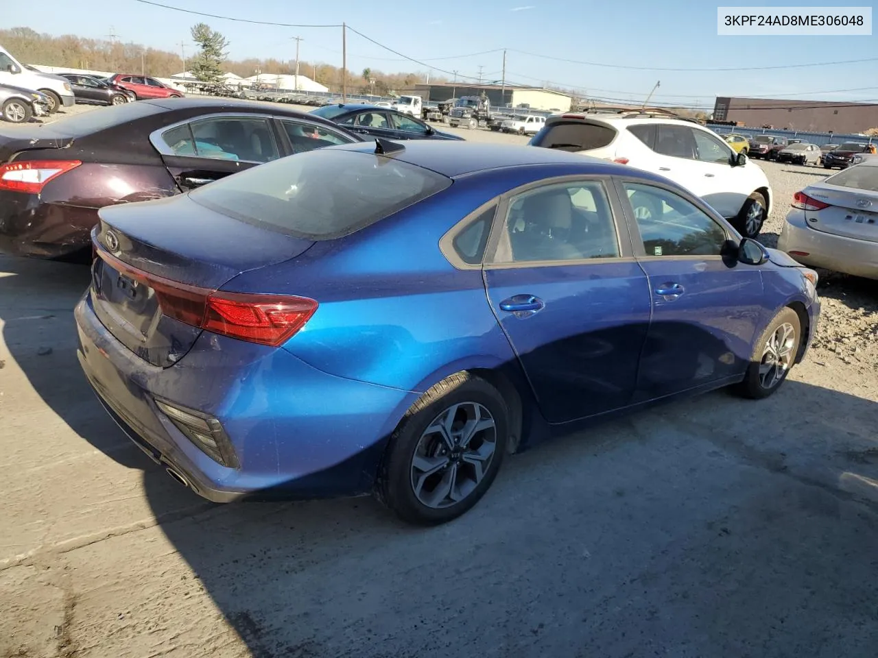 2021 Kia Forte Fe VIN: 3KPF24AD8ME306048 Lot: 79652634