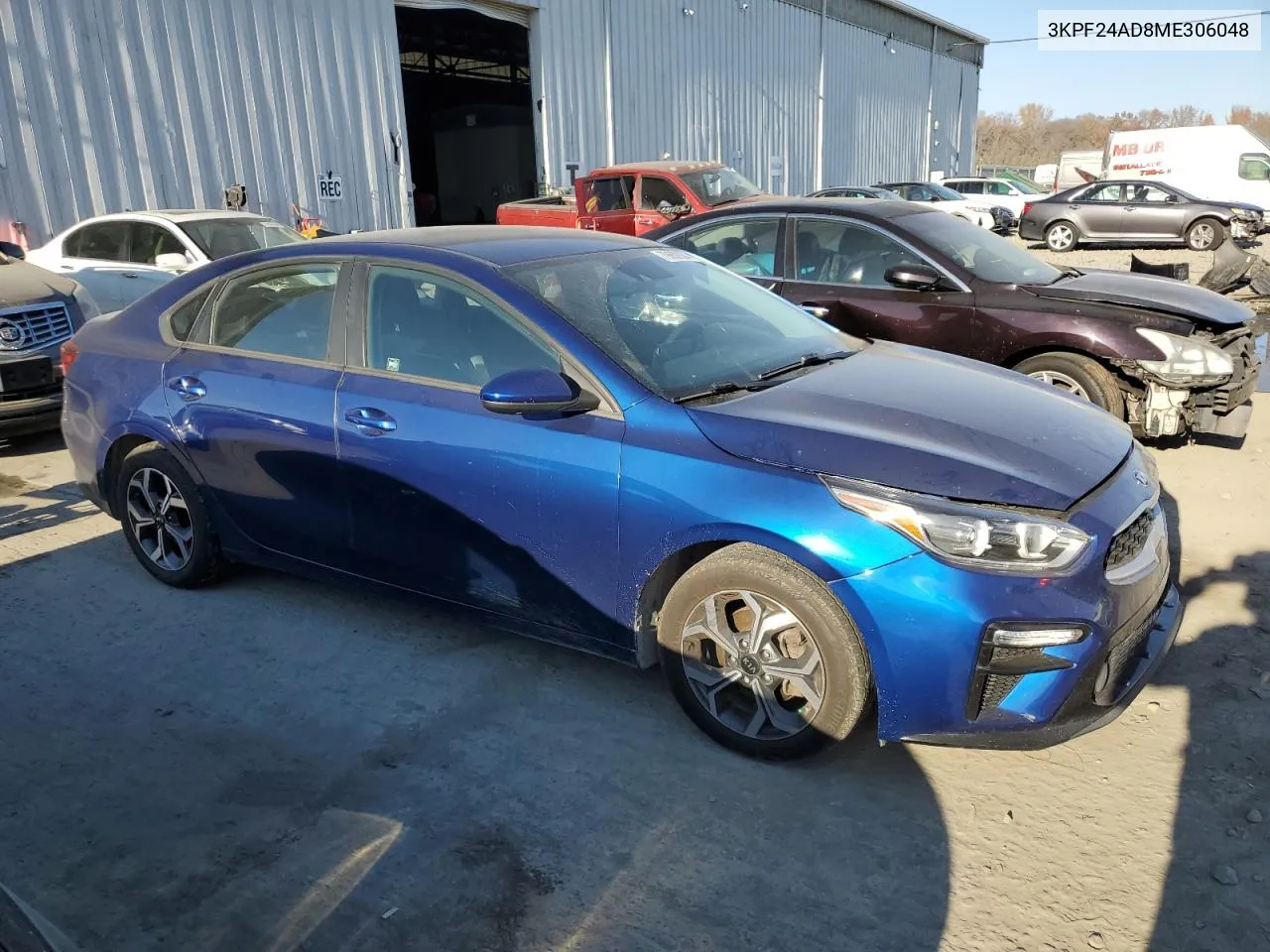 2021 Kia Forte Fe VIN: 3KPF24AD8ME306048 Lot: 79652634